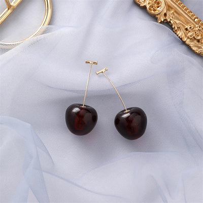 Red Cherry Luxury Earrings