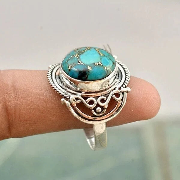 Boho Turquoise Ring