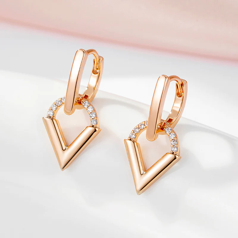 Elegant Small Zirconia Earrings