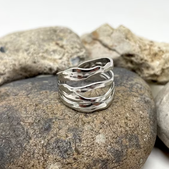 Vintage Adjustable Silver Ring