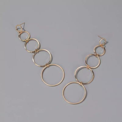 Vintage Dangling Hoop Earrings