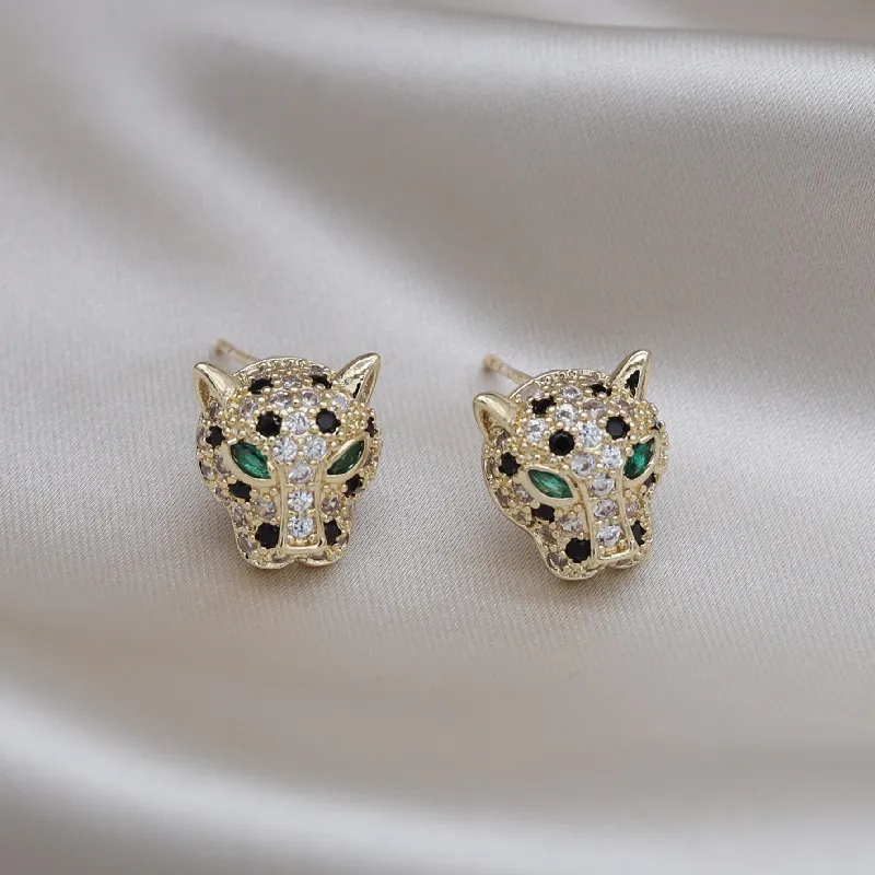 Elegant Bright Leopard Earrings