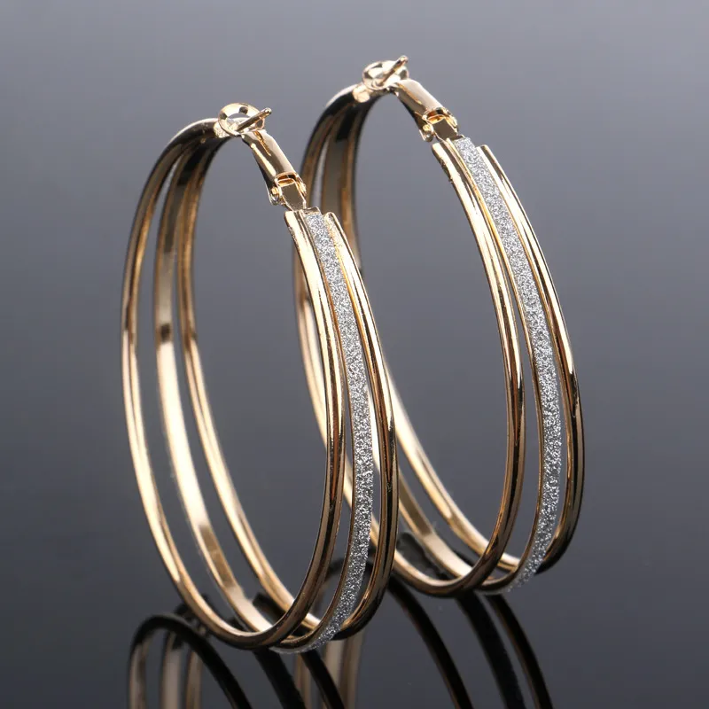 Vintage Bright Hoops Earrings